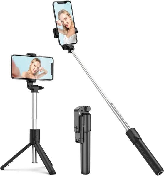 Wireless Bluetooth Selfie Stick Tripod Stand with Fill Light Remote Shutter Tripod For Samsung Live Phone Holder S260514