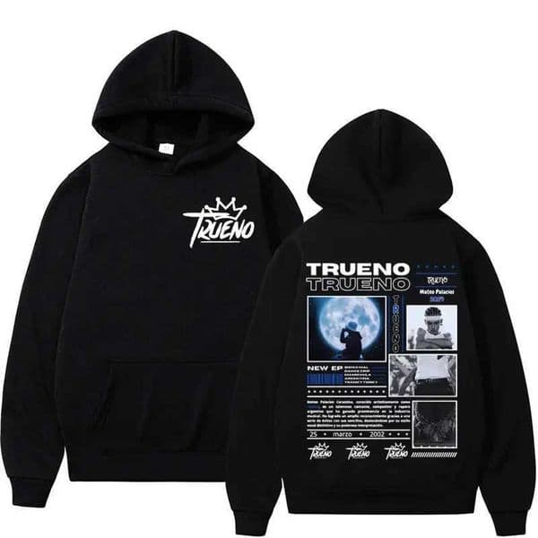 Rapper Trueno Album Cover Hoodie Male Harajuku Hip Hop Punk Rock Hoodies Men Women High Quality Fashion Casual Fleece Sweatshirt Q260515