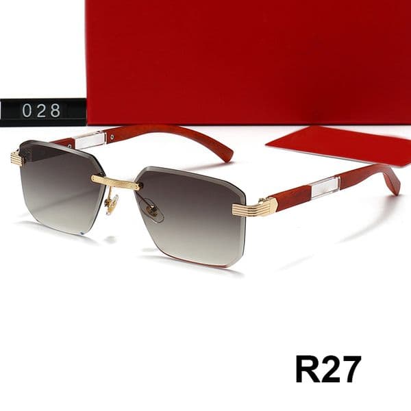 Luxury Unisex Sunglasses Designer Sunglasses Women Glasses Man Women High Quality Frameless Fashion lunettes de soleil Driving Fishing Outdoor Eyeglasses