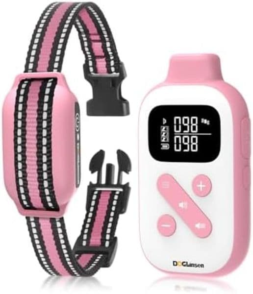 Dog Collar Designer Training Collar, Beep And Vibrating Shock, Shock Dog With Remote 2800Ft, Vibration Collar For Small Puppy Medium Large Dogs - No dog leash