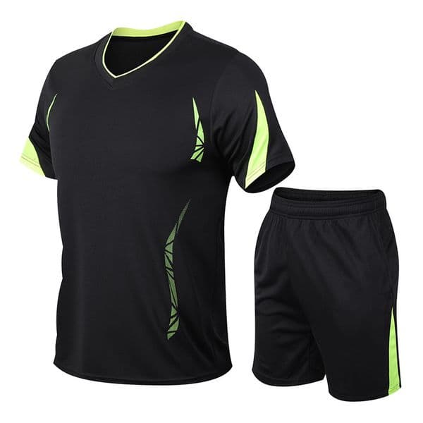Sports Designer T-shirt Suit Men Summer Hoodie Fitness Short Sleeve T-shirt Polo Men's Quick-dry Clothing Running Loose Casual Sportswear Plus Size