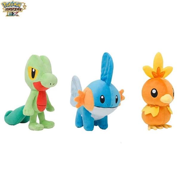 Pokemon Pikachu Torchic Treecko Mudkip Plush Toy Cute Anime Chick Claw Machine Doll Soft Doll Exquisite Plushies Gift For Kids L260515MX34