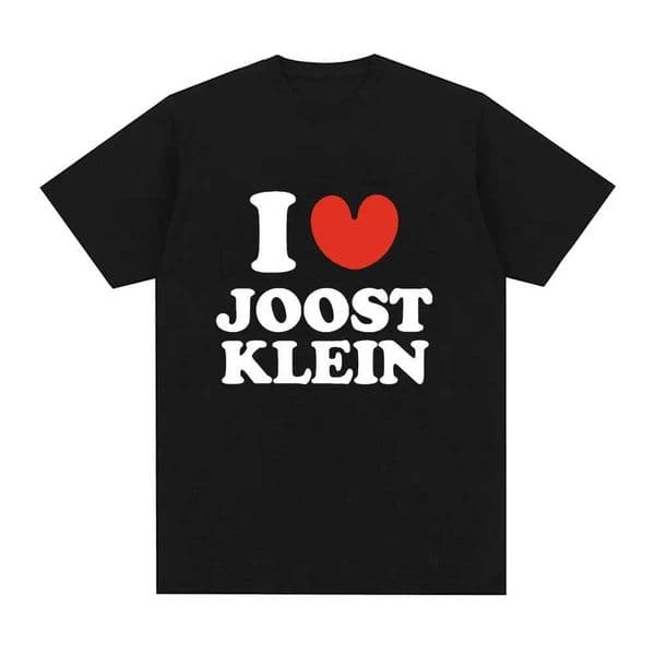 I Love Joost Klein T Shirt Men Women Fashion Hip Hop Vintage T-shirt 100 Cotton O Neck Loose Short Slve T Shirts Strtwear Z260515