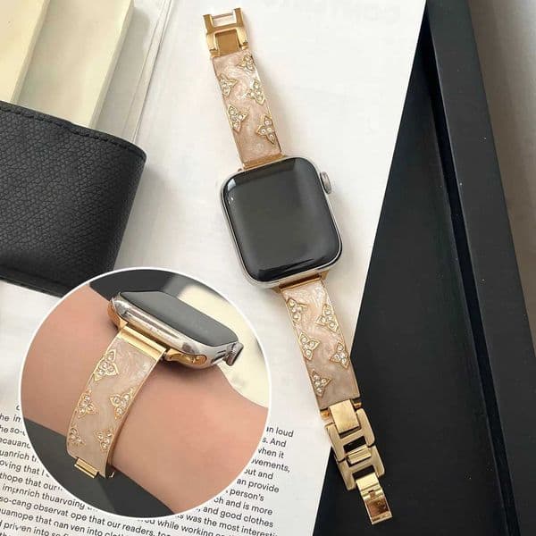 Luxury curved metal band for Watch S10 42mm 46mm Ultra 49mm band 41mm 45mm Noble and Elegant watch band for iwatch 876SE4 X260514