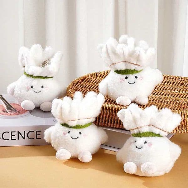 Plush Badminton Keychain Cute Mini Soft Stuffed Doll Xiaohongshu STYle Hanging Pendant Accessory For Bag Backpack Car Z260515