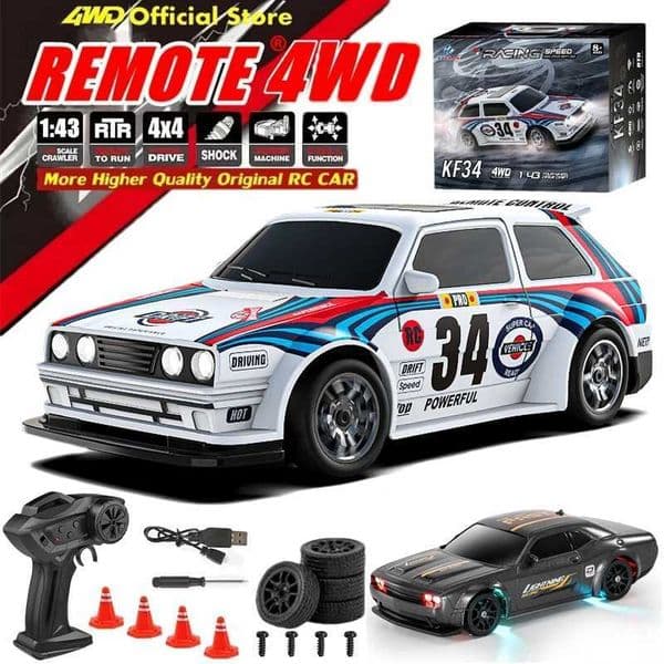 4WD RC Drift Car 143 Remote Control Cars Truck 4x4 Racing Drifting 24G Radio Mini Vehicle Model Toy Gift for Adults Kids Boys L260515NMNI