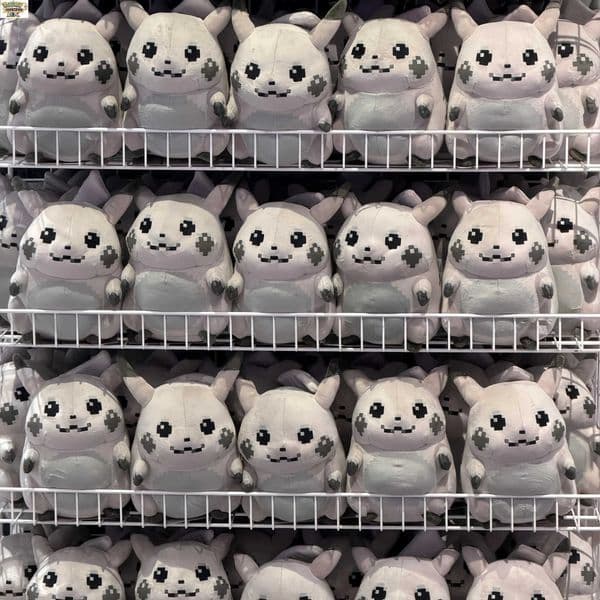 Pokemon Pikachu Peluche Toy PokMon Center 30th Anniversary Plush Doll Pixel Style Trendy Fun Pikachu Peripheral Dolls Gift L260515UG3L