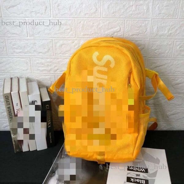 Supremebag Designer Luxury Shoulder Trendy Large Capacity Supremely Backpack Travel Laptop High School Fashion College Student Middle Basketball Bag Superme 488