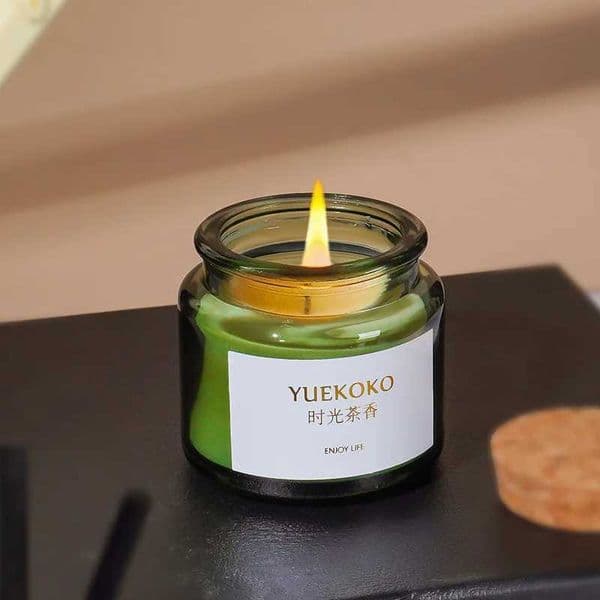 Flameless Candles Aromatherapy Candle Birthday Gift Plant Soy Wax Indoor Scented Candles Rose Fragrance L260513