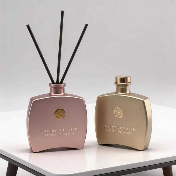 Hot S Reed Diffuser Set Natural Essential Oil Flameless Ara Diffuser Long La He Fragrance He Decor OrnamentJ260515 thumbnail 2