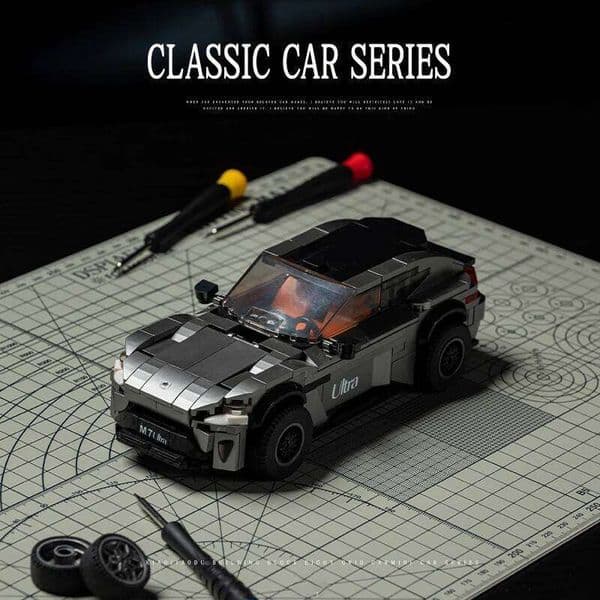 Building Classic Racing Sets Creative Bricks Kits Speed Sport Cars Blocks Model Gifts for Adult Boys Kids 390+pcs