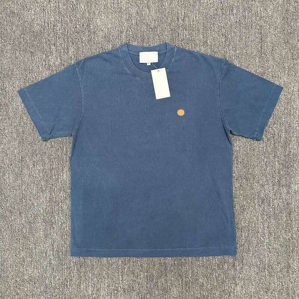T-shirt Carhartmen Classic Logo Print Vintage Washed Short Sleeve Women Casual Force Extremes Round Neck Loose Men T-shirt Street Wind Oversized Kids Clothes