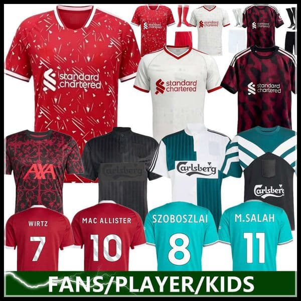 26 27 Liveropool LFC ISAK WIRTZ EKITIKE M.SALAH VIRGIL soccer jerseys RIO MAC ALLISTER GAKPO SZOBOSZLAI Long Sleeve Football Jersey Player tracksuit Mens