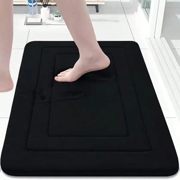 1Pc Memory Foam Bath Mat 1575 2362 High-Density Fast Drying Absorbent Carpet Super Soft Anti-Skid Bath Mat 260513