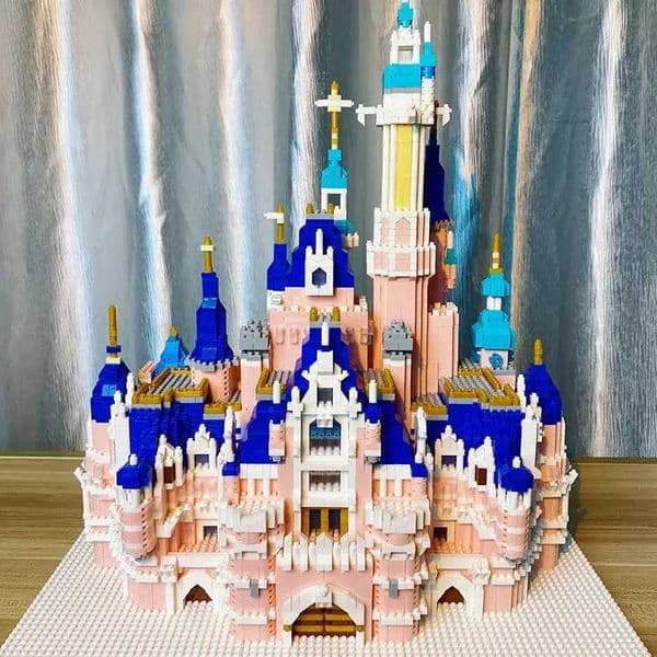 Castle Model Kits Micro Mini Building Blocks for Adts Princess Castles Gift Architecture Assemble BricksJ260515