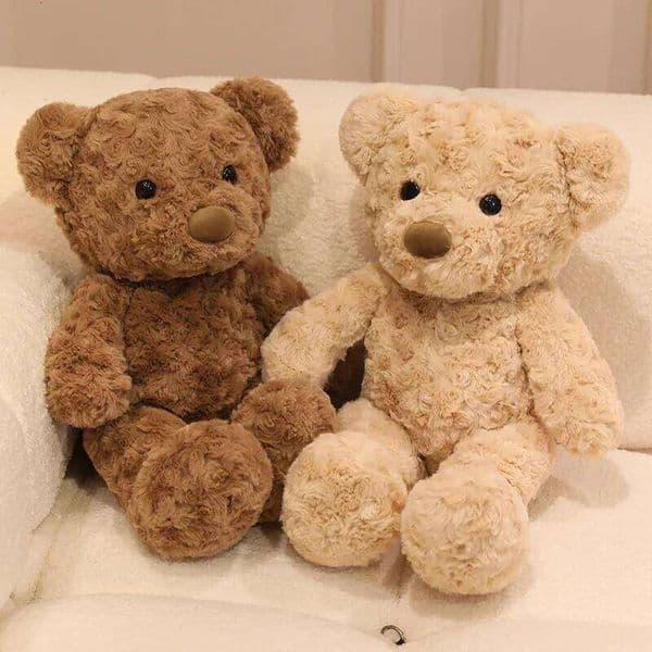 30-45cm Cute Little Teddy Plush Toy Lovely Stuffed Animal with Soft Twisted Bear Perfect Gift for Girl or Kids 26W0515