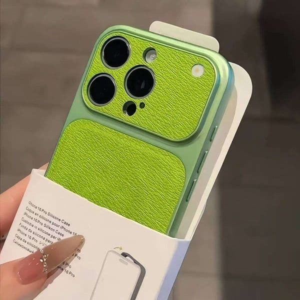 Matte Leather Texture Phone Case For iPhone 17 16 15 14 13 Pro Max Camera Protection Non-slip Shockproof Bumper Cover 26Y0515