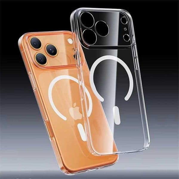 For Magnetic Anti-Yellowing TPU Phone Case For iPhone 17 13 15 14 16 12 11 Pro Max Plus Transparent Cover For iPhone Air C260515