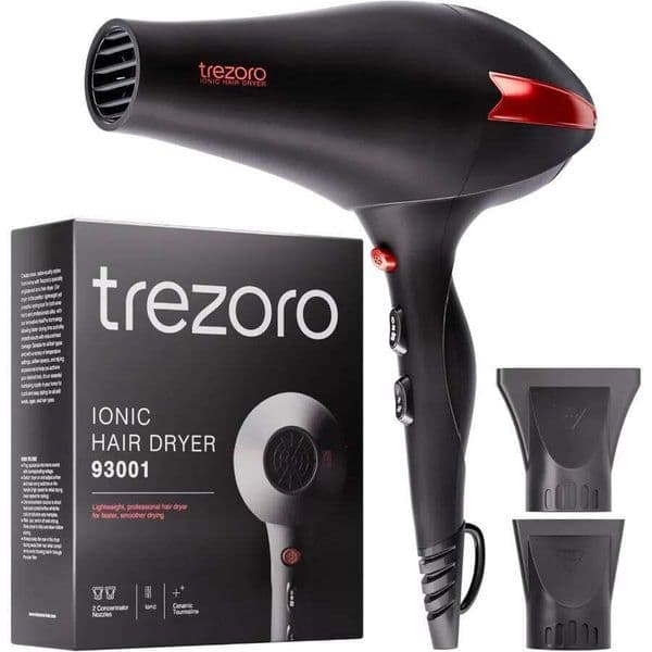 Professional Blow Women Ionic Dryer 2000W Salon Personal Use Powerful Fast Quiet Drying for Curly Hair Unwan W260515