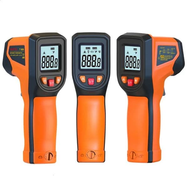 Luxury Designer Decor Infrared Thermometer Handheld Heat Temperature room For Cooking Tester Pizza Oven Grill Engine - Laser Surface Temp Re 13