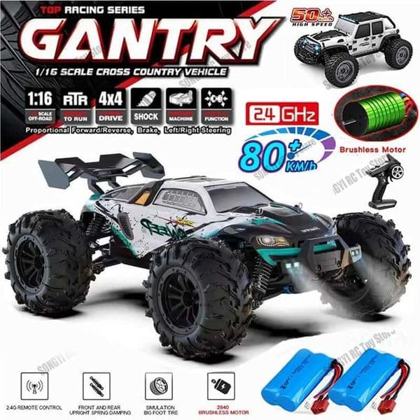 4WD Remote Control Car Off Road 4x4 RC High Speed Buggy Truck Super Brushless 50 or 80KM/H Fast Drift Racing Toy Kids Adults L260515P4U9