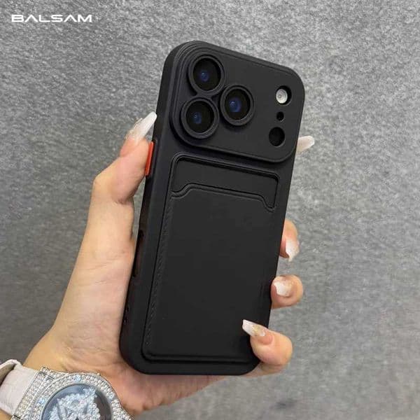 Luxury Soft Silicone Wallet Case For iPhone 17 Air 16E 15 14 Plus 13 12 Mini 11 Pro Max XR XS Shockproof Card Holder Slot Cover C260515