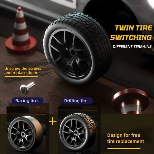 4WD RC Car Remote Control Cars 24G Radio High Speed Drift Racing High Speed Truck RTR Vehicle Toy Gift for Kids Children L260515HMHH