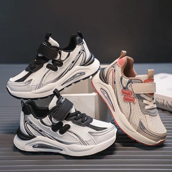 2026 New Kid's 2025 Kids Boys Girls Sports Sneakers Breathable Mesh Lightweight Dad Casual Athletic Walking Shoes For Children Free Shipping Designer 002