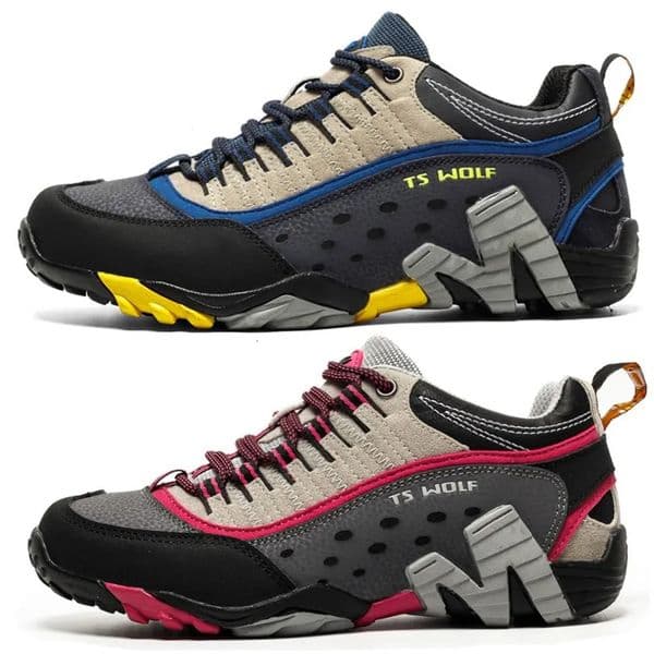 Outdoor Lover Trekking Shoes Men Waterproof Hiking Shoes Mountain Boots Genuine Leather Woodland Hunting Tactical Shoes 260514