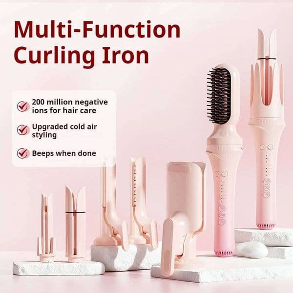 Automatic Iron Cold Air Styler Roller Hair Curler Wand Instant Curling Tool Beauty Salon Hairstyling W260515