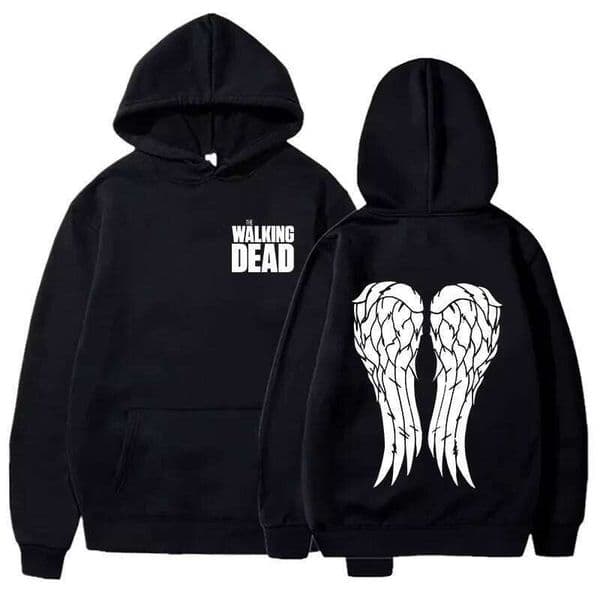 2025 New Fashionable Interesting Walking Dead Printed Crow Men's and Women's Casual Autumn/Winter Outdoor Sports Hoodie W260515