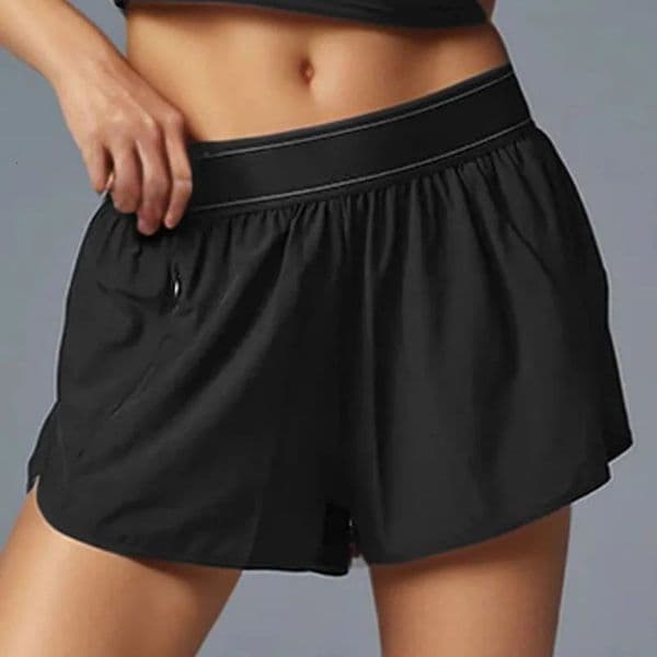 A40 Hot Women Yoga Shorts Outfits With Exercise Fitness Wear Short Pants Girls Running Elastic Pants Sportswear Pockets thumbnail 2
