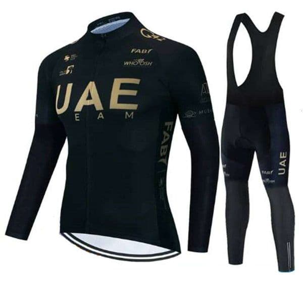 Uae Team Autumn Cycling Jersey Set Bicycle Sportwear MTB Maillot Ropa Ciclismo Road Bike Uniform Long Sleeve Bicicleta Clothing W260515