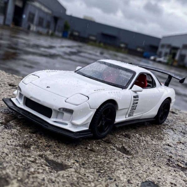 JDM 1:32 Mazda RX7 RX-7 FD3S Modified Alloy Sports Diecast Metal Track Racing Car Vehicles Model Gift W260515