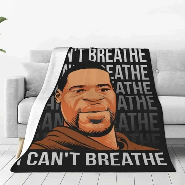 2026 Room Luxury Designer Decor I Cant Breathe Blankets George Floyd Black Lives Matter cologne Flannel Awesome Soft perfume Throw Blanket For Home Textile 10 F