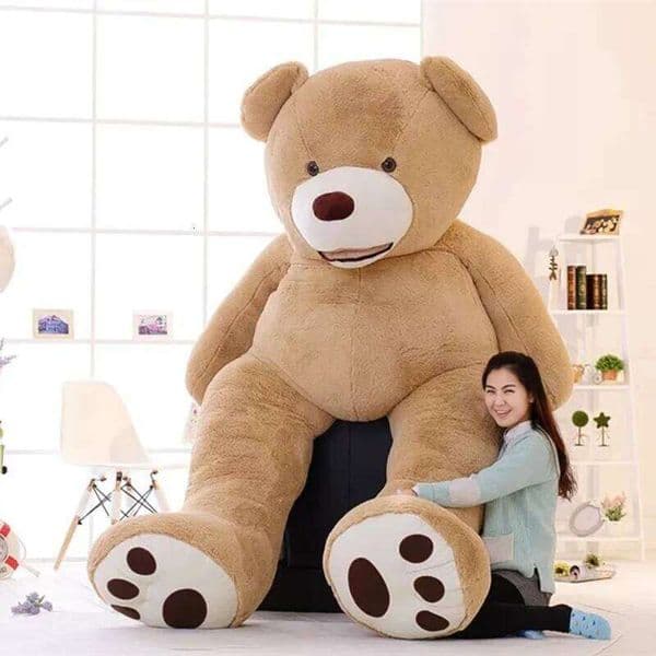 100-260cm Cheap unstuffed America Giant Plush Soft Bear Skin Birthday Valentine's Gifts For Girl Kid's Toy 26W0515