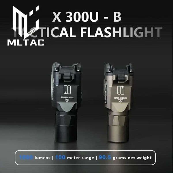 Tactical X300UB X300U-B X300U Metal Flashlight 1000 Lumen LED White Strobe Hunting Weapons X300 Scout Light Fit 20mm Rail J260515