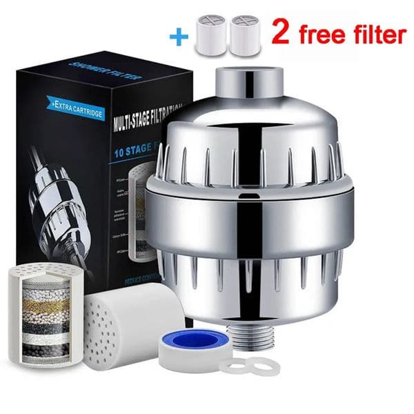 2026 new Luxury Designer Decor 15 Stage Bath Purifier Bathroom Shower Filter 1/2'' room Health Softener Chlorine Removal High Output Universal Water 9