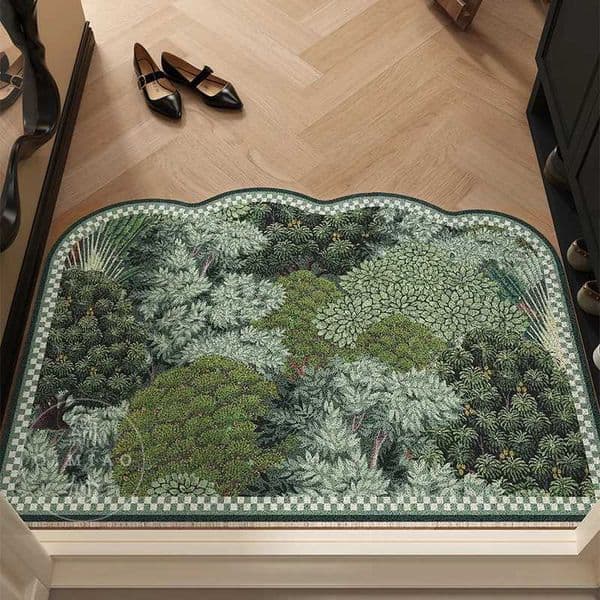 Forest Garden Door Mat Rustic Floor Mats Forest Tree Floor Entry Doormat Traps Dirt Well Door Mat Z260514