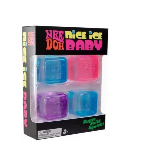 Relieve Ice Fun NeeDoh Nice Cube Schylling Squeezing Toy