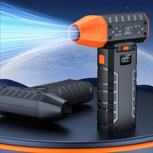 room Luxury Designer Decor Blowers Mini Air Blower 350000Rpm Brushless Motor Turbo Fan Jet Battery Display LED Lighting Portable Rechargeabl 19