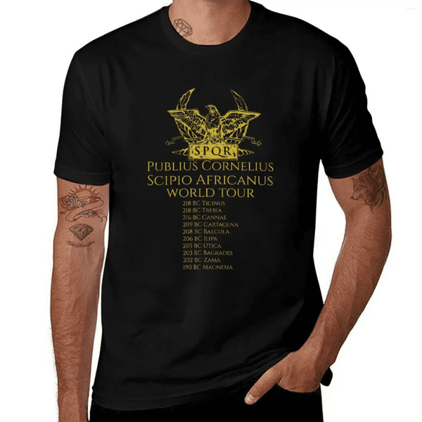Men's T Shirts Scipio Africanus World Tour T-Shirt Lightweight Running Sports