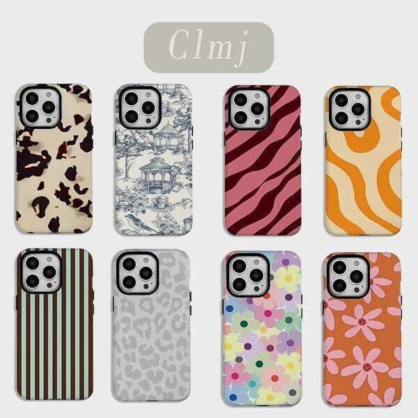 luxury Ins Light Leopard Print Phone Case for iPhone 17 16 15 14 13 12 11 X XS XR XSMAX 7 8 Air Pro Max Plus Double-layer Cover 26Y0515