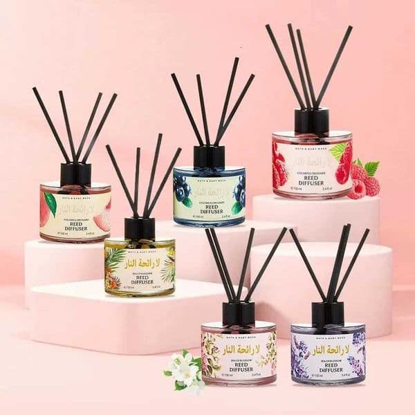 100ml Flameless Aratherapy Essential Oil Lavender Rose Scented Fragrance Oil with Reed Diffuser Stick Ro Air Freshener DecorJ260515