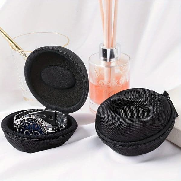 1PC EVA Single Watch Travel Case Portable Watch Storage Box with Zippered Watch Organizer Holder For Smartwatch Wristwatch 260514