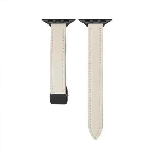 Leather Magnetic Strap For Watch S10 42/46mm 9 8 7 6 SE 5 4 Slim Folding Buckle Watchband 38 40 44mm 45mm 41mm For iwatch X2605141