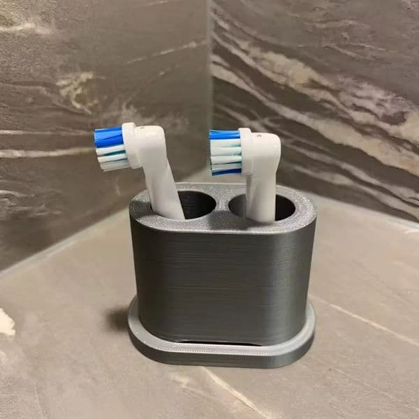 1 Piece Electric Toothbrush Head Mini Storage Box Electric Toothbrush Head Holder Plastic Bathroom Countertop Organizer SpaceSaving 260514