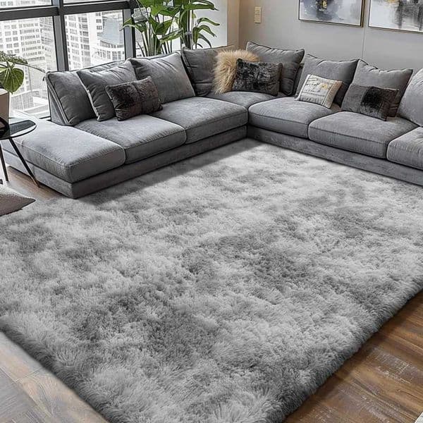 VIKAMA Ultra-Soft Puffy Rug Bedroom Living Room Indoor Floor Mat Nursery Carpet Childrens Girls Room Home Decor Z260514