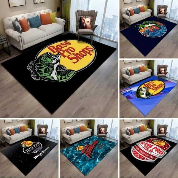 Fishing Series Pattern Carpet Non-slip Floor Mat Gift Home Decor Soft Rug for Living Room Bedroom Sofa Kitchen Bathroom Doormat L260515
