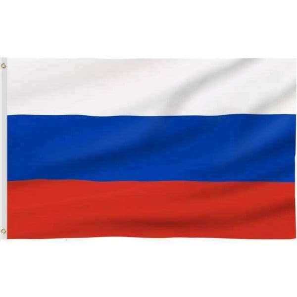 3x5 Foot Russia Flag Russian Federation National Flags with Brass Grommet for Outdoor House Yard Patio 26W0515